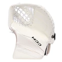 Lapačka CCM Axis F5 White/White Junior obrácený