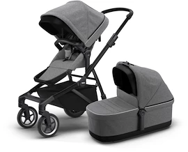 Městský kočárek Thule Sleek Black/Gray Melange