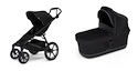 Městský kočárek Thule Urban Glide 4-wheel Black + korbička Black