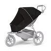 Městský kočárek Thule Urban Glide 4-wheel Black + korbička Soft beige AKČNÍ SET 5v1