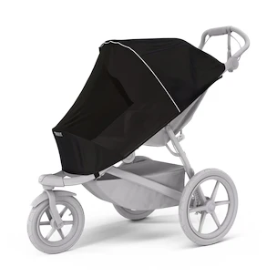 Městský kočárek Thule Urban Glide 4-wheel Black + korbička Soft beige AKČNÍ SET 7v1