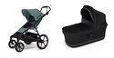 Městský kočárek Thule Urban Glide 4-wheel Mid blue + korbička Black