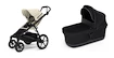 Městský kočárek Thule Urban Glide 4-wheel Soft beige + korbička Black