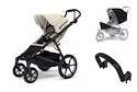 Městský kočárek Thule Urban Glide 4-wheel Soft beige + madlo + pláštěnka