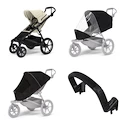 Městský kočárek Thule Urban Glide 4-wheel Soft beige + madlo + pláštěnka + moskytiéra