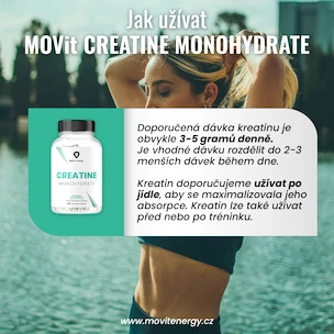 MOVit Creatine Monohydrate 150 kapslí