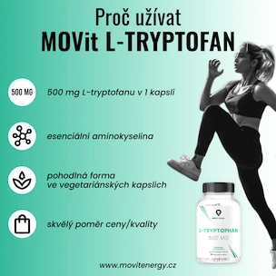 MOVit L-Tryptofan 500 mg 90 kapslí