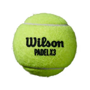 Padelové míče Wilson  Padel X3 Speed Ball Yellow