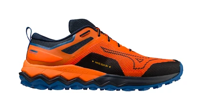 Pánská běžecká obuv Mizuno Wave Ibuki 4 Tigerlily/Dress Blues/Snorkel Blue UK 7