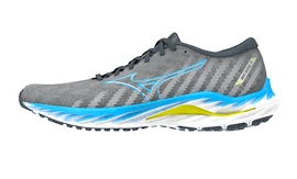 Pánská běžecká obuv Mizuno Wave Inspire 19 Ghost Gray/Jet Blue/Bolt 2 (Neon)