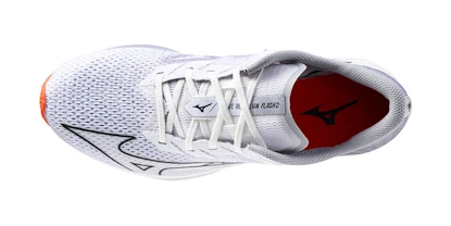 Pánská běžecká obuv Mizuno Wave Rebellion Flash 2 White/Black/Harbor Mist  UK 7