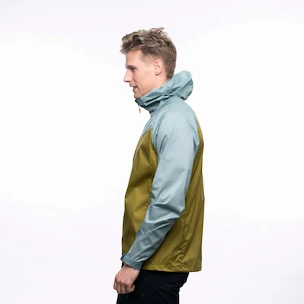 Pánská bunda Bergans  Microlight Jacket Olive Green/Smoke Blue