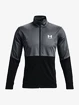 Pánská bunda Under Armour  PIQUE TRACK JACKET-GRY