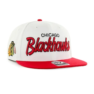 Pánská kšiltovka 47 Brand  NHL Chicago Blackhawks Crosstown Script Two tone ’47 CAPTAIN