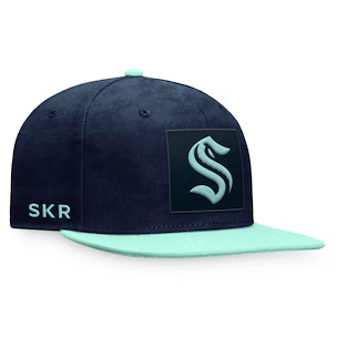 Pánská kšiltovka Fanatics  Authentic Pro Game & Train Snapback Seattle Kraken