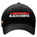 Pánská kšiltovka Fanatics  Authentic Pro Game & Train Unstr Adjustable Chicago Blackhawks