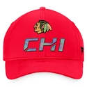 Pánská kšiltovka Fanatics  Authentic Pro Locker Room Structured Adjustable Cap NHL Chicago Blackhawks