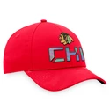 Pánská kšiltovka Fanatics  Authentic Pro Locker Room Structured Adjustable Cap NHL Chicago Blackhawks