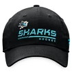 Pánská kšiltovka Fanatics  Authentic Pro Locker Room Unstructured Adjustable Cap NHL San Jose Sharks