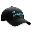 Pánská kšiltovka Fanatics  Authentic Pro Locker Room Unstructured Adjustable Cap NHL San Jose Sharks