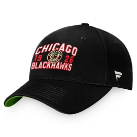 Pánská kšiltovka Fanatics True Classic Unstructured Adjustable Chicago Blackhawks