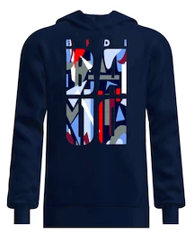 Pánská mikina BIDI BADU New York 2024 Logo Chill Hoody Dark Blue/Red