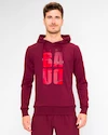 Pánská mikina BIDI BADU  Protected Leafs Chill Hoody Bordeaux