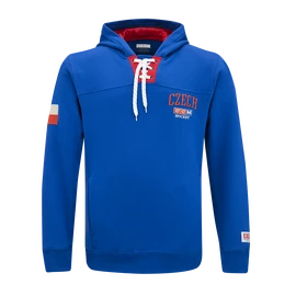 Pánská mikina CCM FLAG HOODIE TEAM CZECH Collegiate Royal