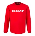 Pánská mikina CCM  LOCKER ROOM Sweather Red S