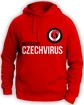 Pánská mikina Czech Virus  Unisex Red