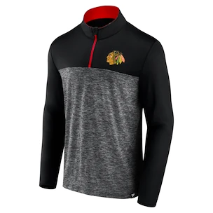 Pánská mikina Fanatics  Mens Iconic Defender 1/4 Zip Chicago Blackhawks