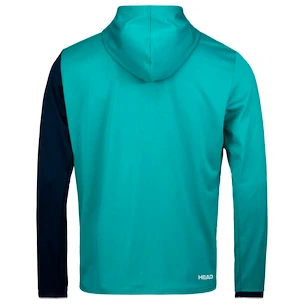 Pánská mikina Head Breaker Hoodie FZ Turquoise/Dark Blue