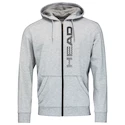 Pánská mikina Head  Club Fynn Hoodie FZ Men Grey M