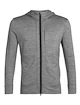 Pánská mikina Icebreaker  Quantum III LS Zip Hoodie Metro/Black