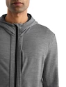 Pánská mikina Icebreaker  Quantum III LS Zip Hoodie Metro/Black