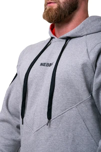 Pánská mikina Nebbia  Unlock the Champion hoodie 194 light grey M