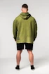 Pánská mikina Nebbia  Washed-off Oversized Pullover Hoodie NO BS Green