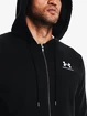 Pánská mikina Under Armour  Essential Fleece FZ Hood-BLK