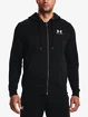 Pánská mikina Under Armour  Essential Fleece FZ Hood-BLK