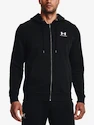 Pánská mikina Under Armour  Essential Fleece FZ Hood-BLK XXL