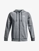 Pánská mikina Under Armour  Essential Fleece FZ Hood-GRY