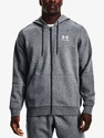 Pánská mikina Under Armour  Essential Fleece FZ Hood-GRY