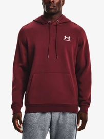 Pánská mikina Under Armour Essential Fleece Hoodie-RED