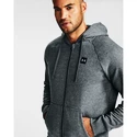 Pánská mikina Under Armour  Rival Fleece FZ Hoodie grey