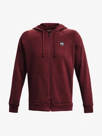 Pánská mikina Under Armour Rival Fleece FZ Hoodie-RED