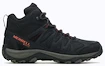 Pánská outdoorová obuv Merrell  Accentor 3 Sport Mid Gtx Black/Tangerine