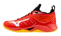 Pánská sálová obuv Mizuno  WAVE DIMENSION Radiant Red/White/Carrot Curl  EUR 40