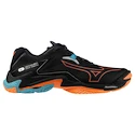 Pánská sálová obuv Mizuno  Wave Lightning Z8 Black/Neon Flame