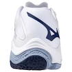 Pánská sálová obuv Mizuno  Wave Lightning Z8 White/Bellwether Blue