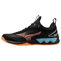 Pánská sálová obuv Mizuno  Wave LUMINOUS 3 Black/Neon Flame